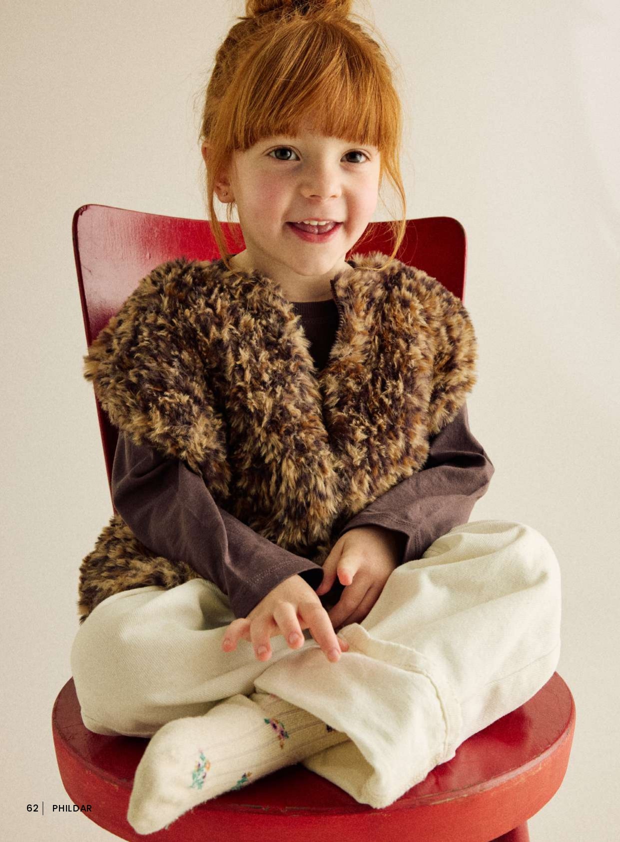 Patron pdf tricot Phildar : Modèle Enfant Le gilet SABINA Phil Inuit Facile