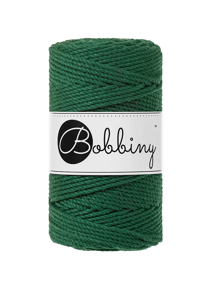 BOBBINY - COTON CÂBLÉ 3PLY 3MM - PINE GREEN
