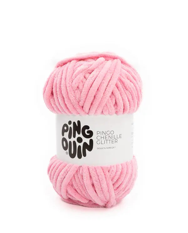 PINGOUIN - PINGO CHENILLE GLITTER - ROSE