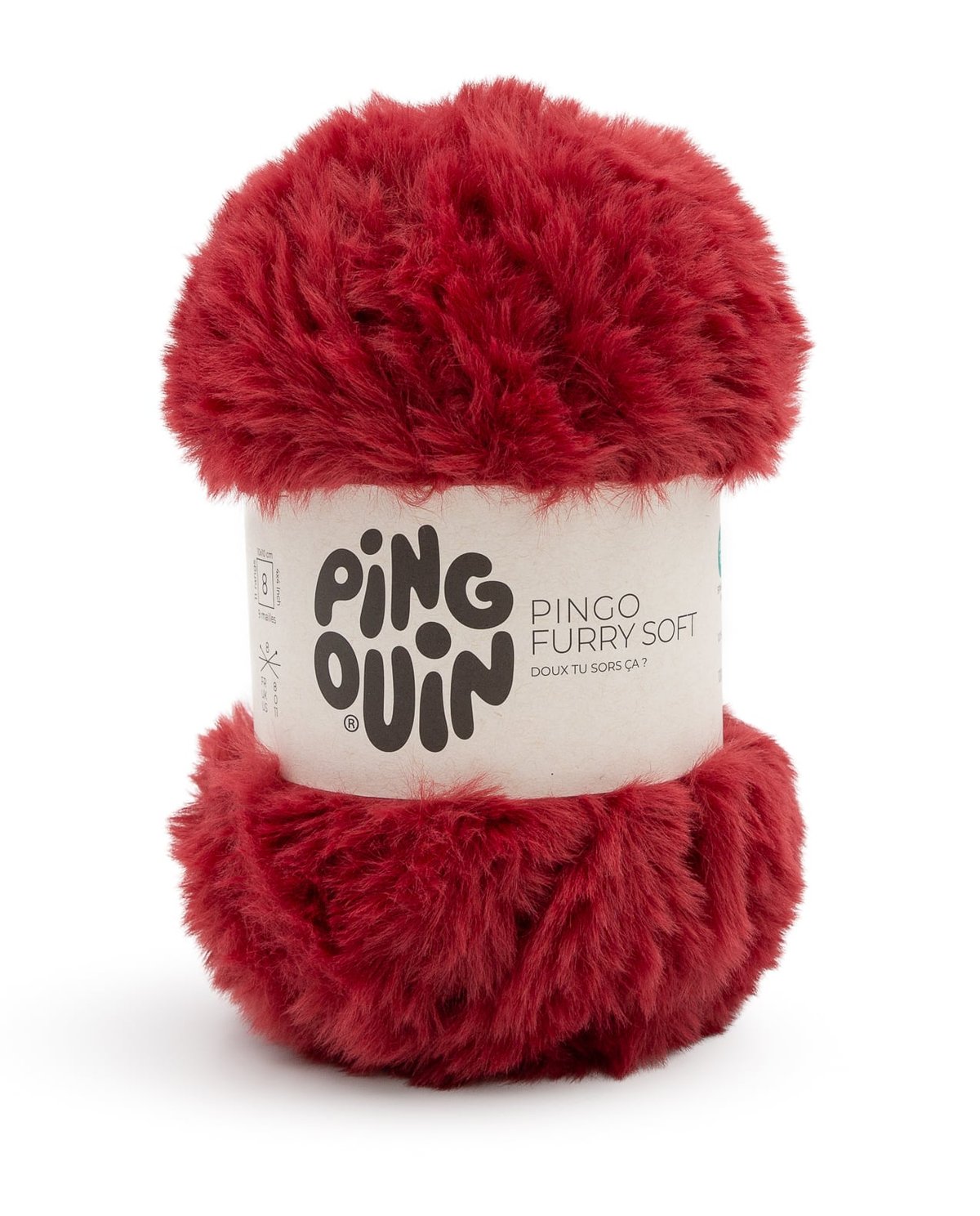 PINGOUIN - PINGO FURRY SOFT - ROUGE