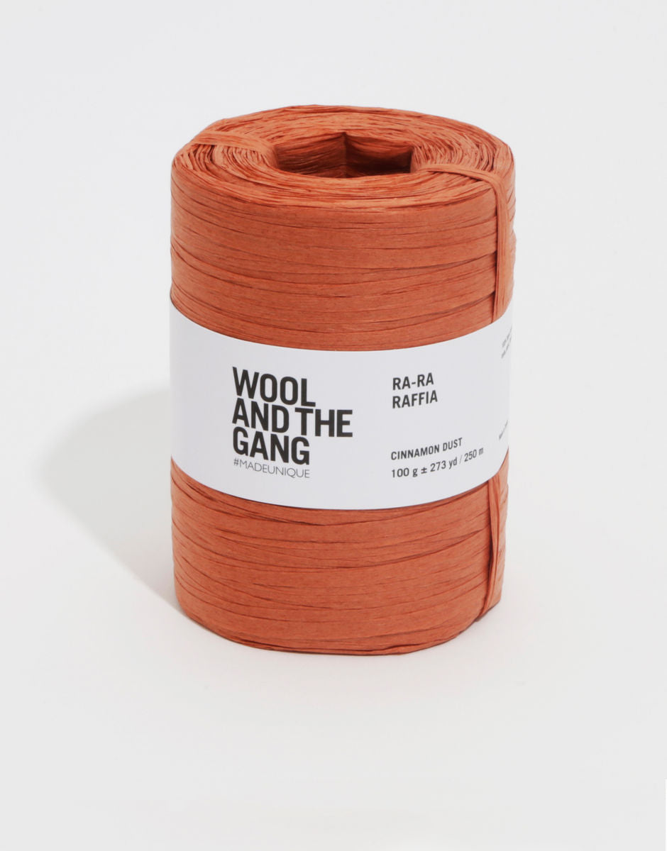 Ra-Ra Raffia Wool And The Gang - Raphia Crochet - Cinnamon Dust 30g & 100g
