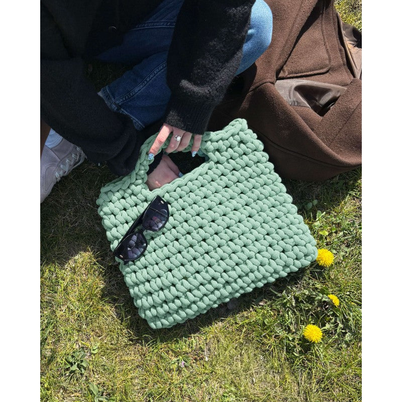 Kit Crochet Bobbiny : le Sac à main ELLIE en Jumbo 9mm