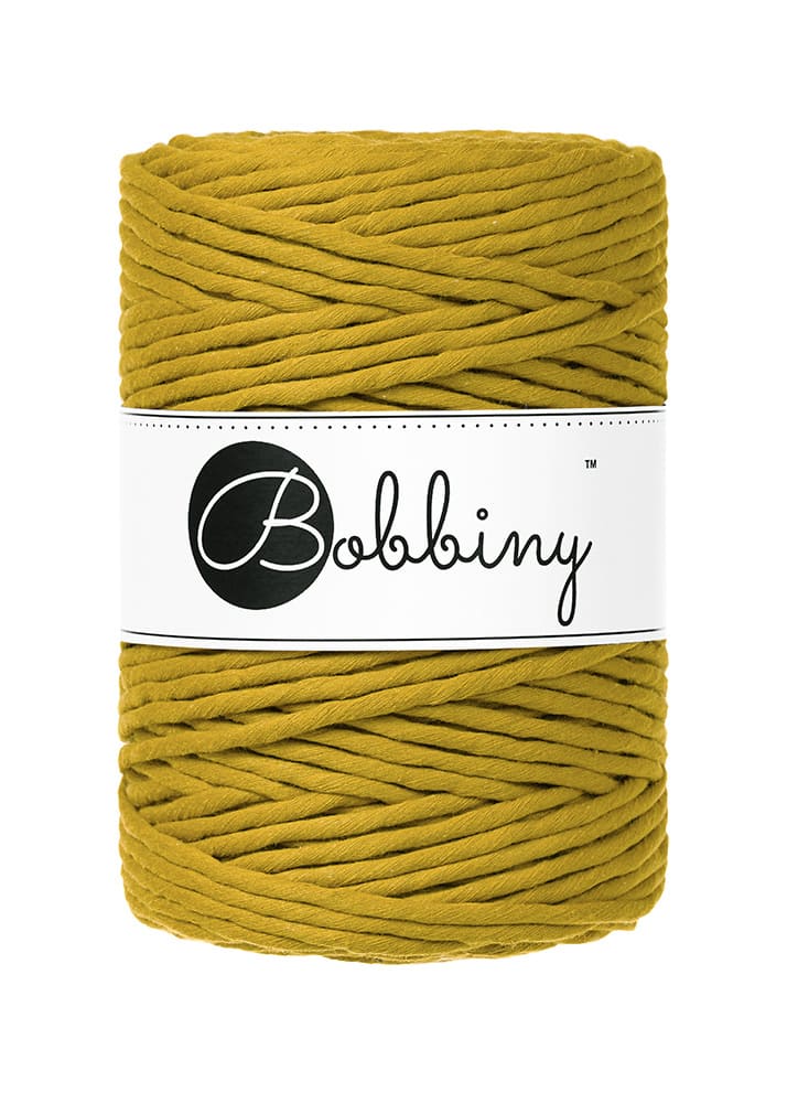 BOBBINY - COTON PEIGNÉ 5MM - SPICY YELLOW