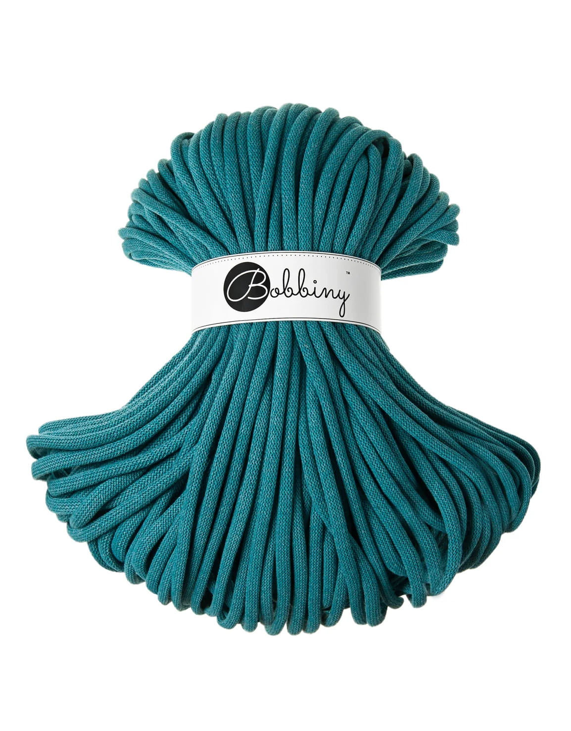 BOBBINY - COTON TRESSÉ JUMBO 9MM - TEAL