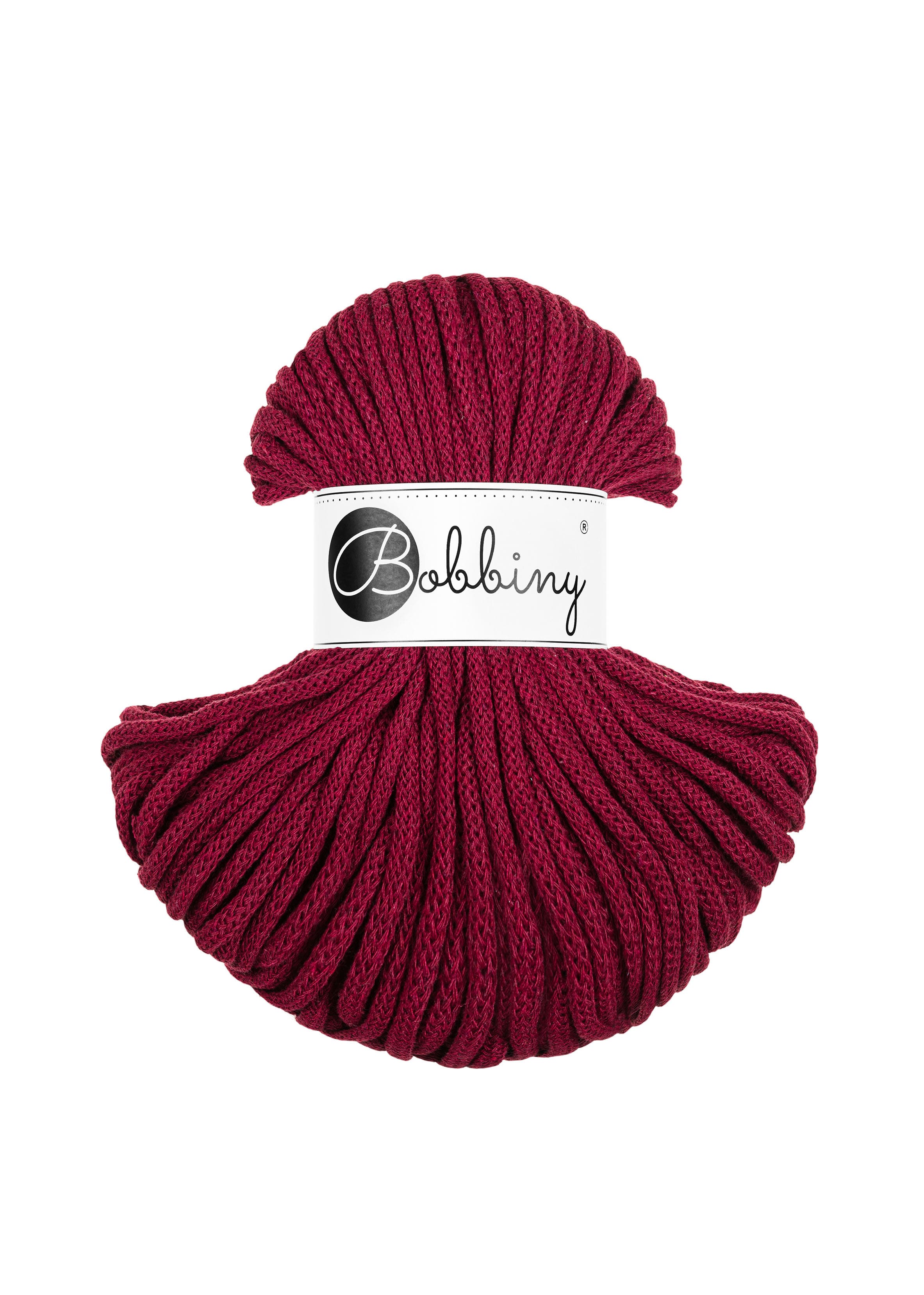 BOBBINY - COTON TRESSÉ PREMIUM 5MM (50M) - WINE RED