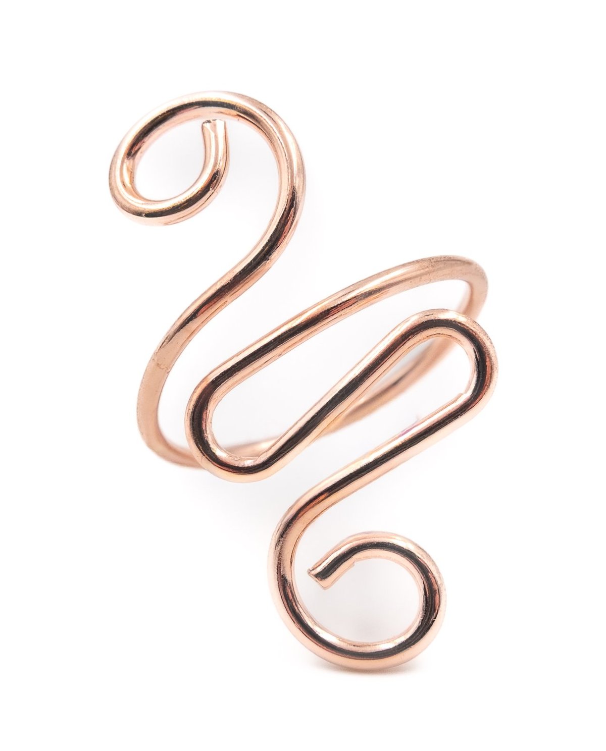 MERCERIE PPY - Bague Guide Fil pour Crochet - Rose gold