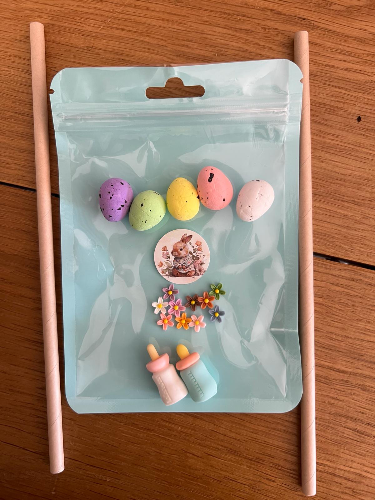 Mini Kit miniatures pour Joséphine et Pierre Lapin fêtent Pâques
