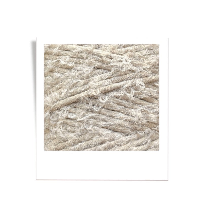BOBBINY - CORDE MACRAME BOUCLE 1.5MM - BEIGE