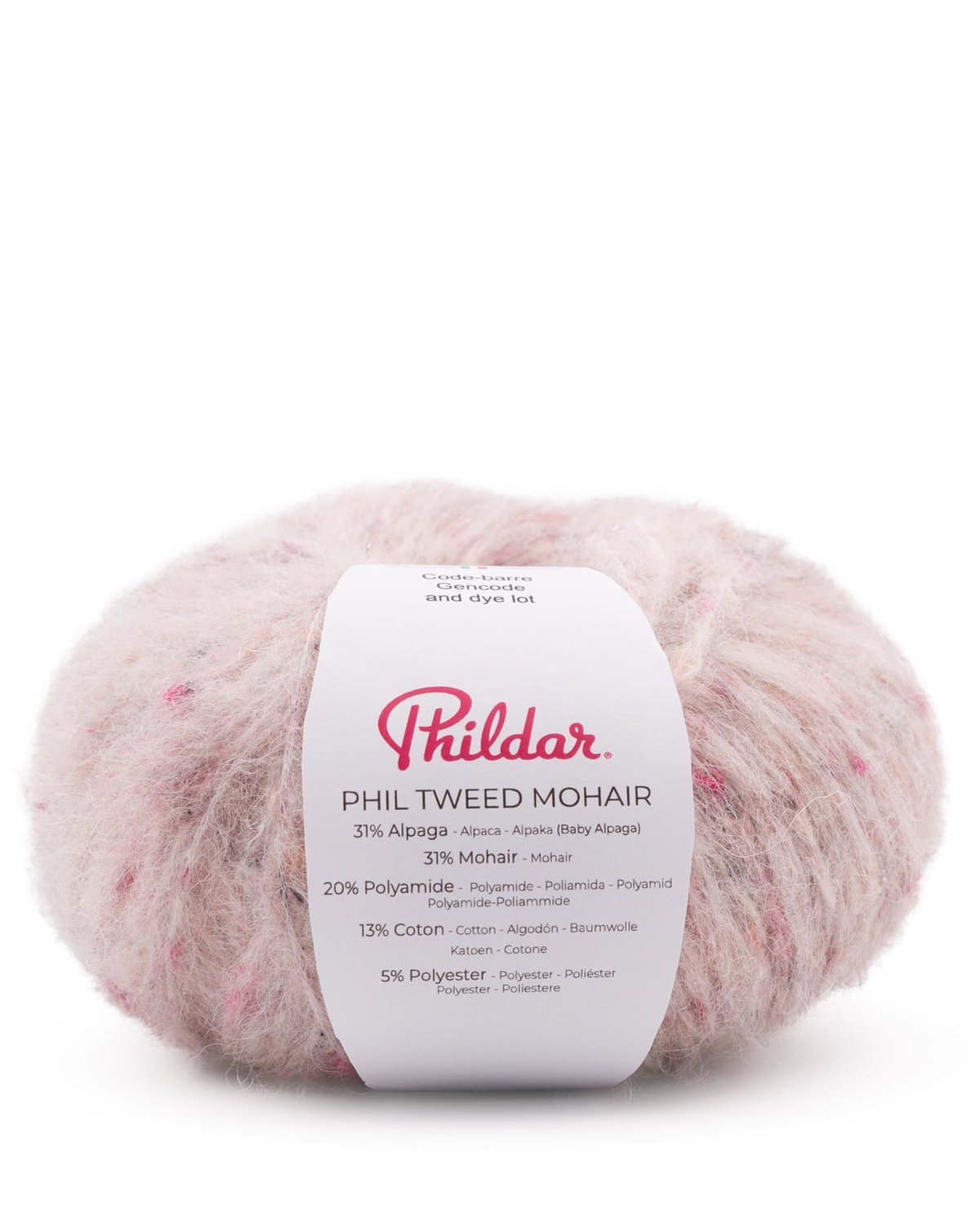 PHILDAR - PHIL TWEED MOHAIR - BEIGE ROSE