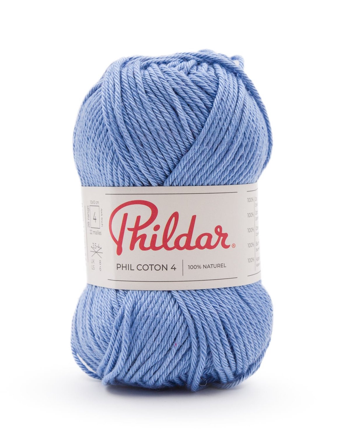PHILDAR - PHIL COTON 4 - BLEUET