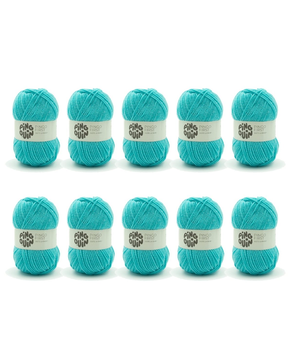 PINGOUIN - LOT DE 10 PINGO FIRST - BLEU RADIANCE