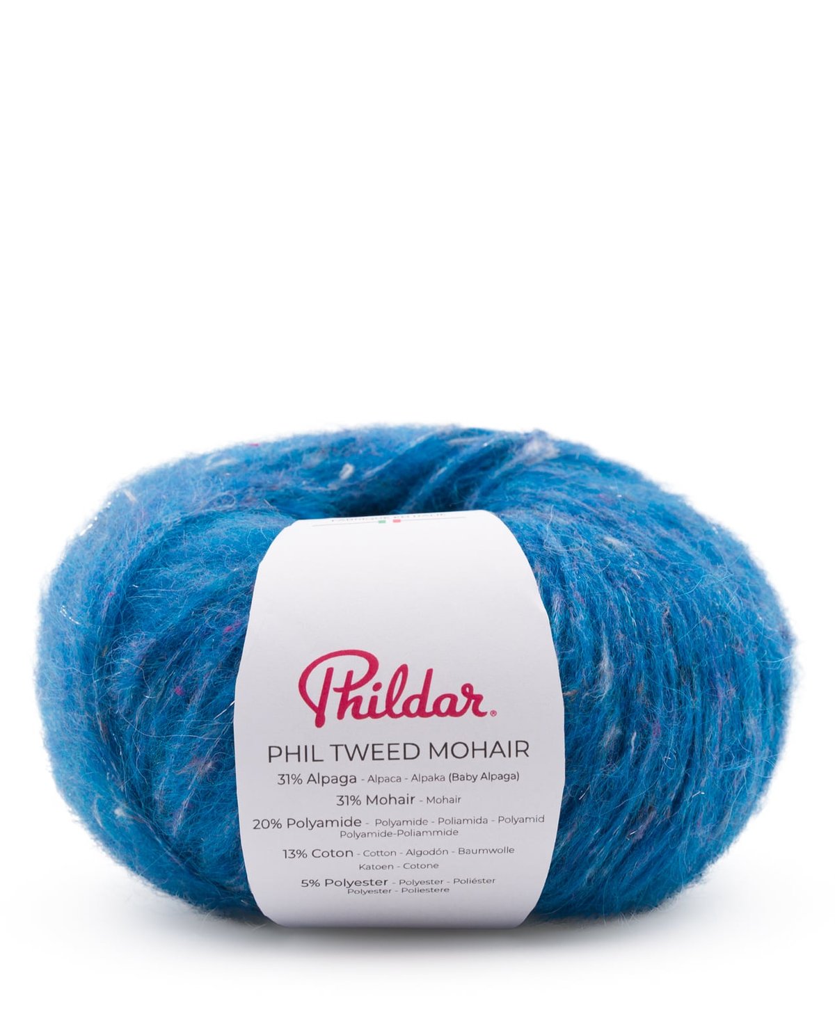 PHILDAR - PHIL TWEED MOHAIR - BLEU TOPAZE