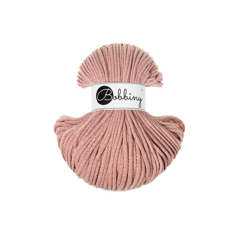 BOBBINY - COTON TRESSÉ CLASSIC 4MM (100M) - BLUSH