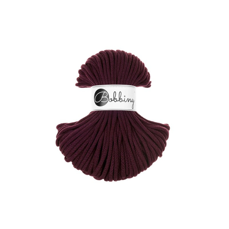 BOBBINY - COTON TRESSÉ PREMIUM 5MM (50M) - BURGUNDY