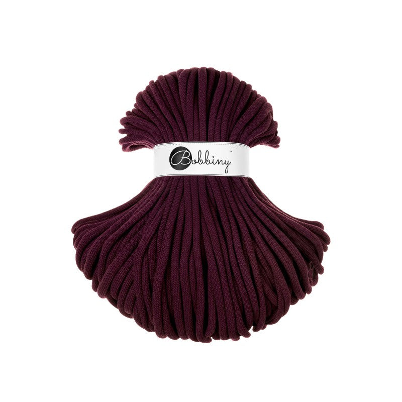 BOBBINY - COTON TRESSÉ JUMBO 9MM - BURGUNDY