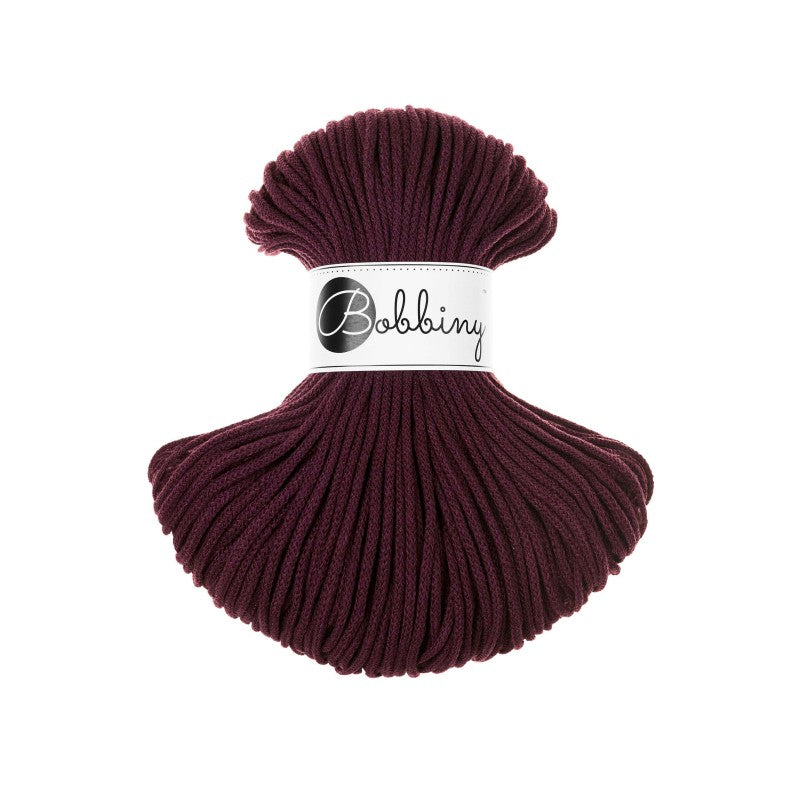 BOBBINY - COTON TRESSÉ JUNIOR 3MM - BURGUNDY