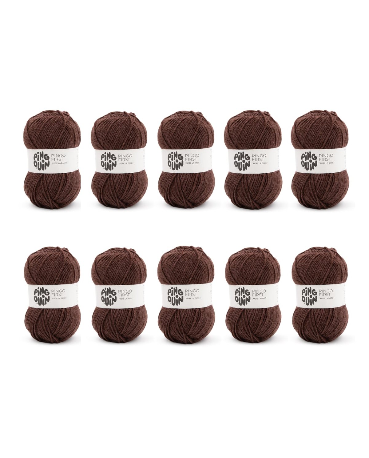 PINGOUIN - LOT DE 10 PINGO FIRST - CAFE