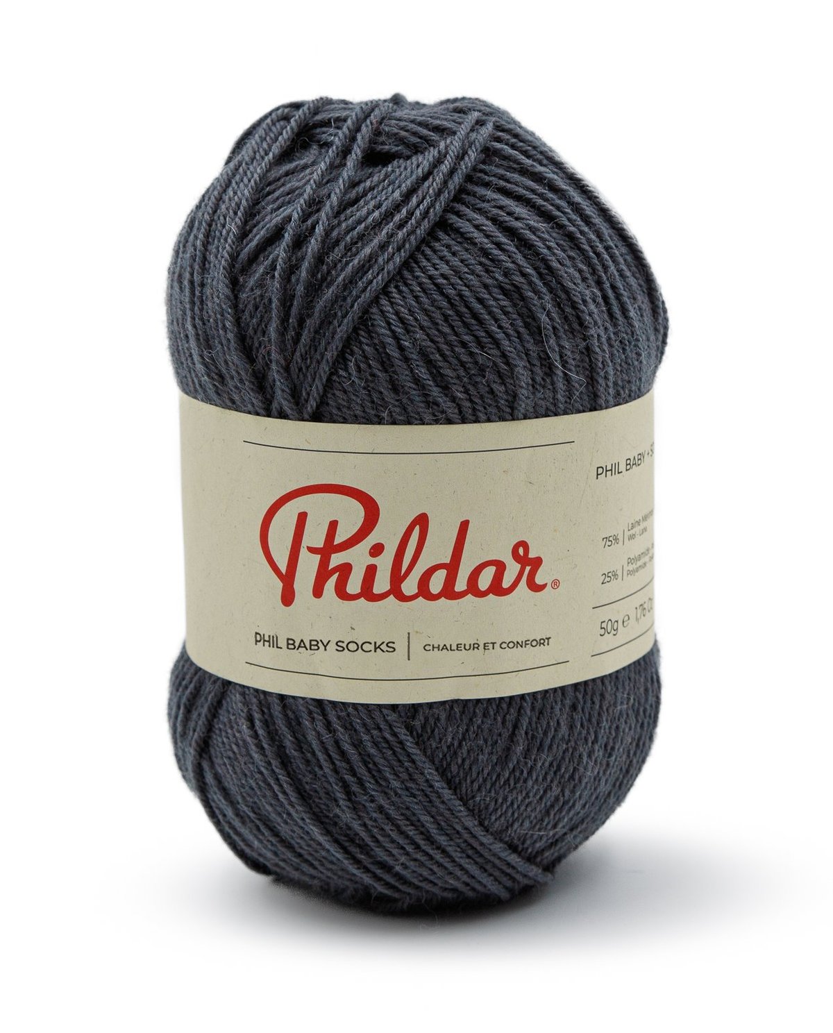 PHILDAR - PHIL BABY + SOCKS - carbone