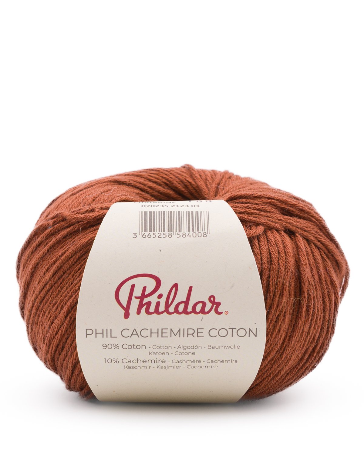 PHILDAR - PHIL CACHEMIRE COTON : Chataigne