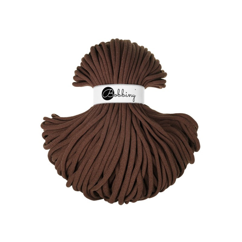 BOBBINY - COTON TRESSÉ JUMBO 9MM -  Chocolate Brown Edition Limitée AH26
