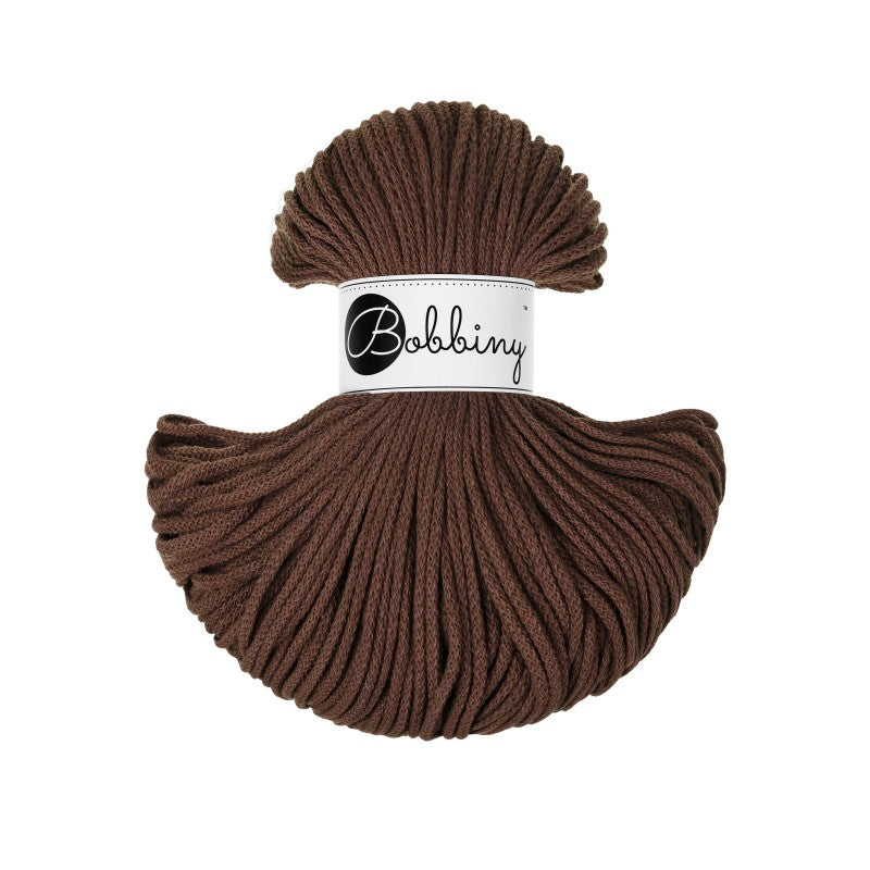 BOBBINY - COTON TRESSÉ JUNIOR 3MM - CHOCOLATE BROWN Edition Limitée AH26