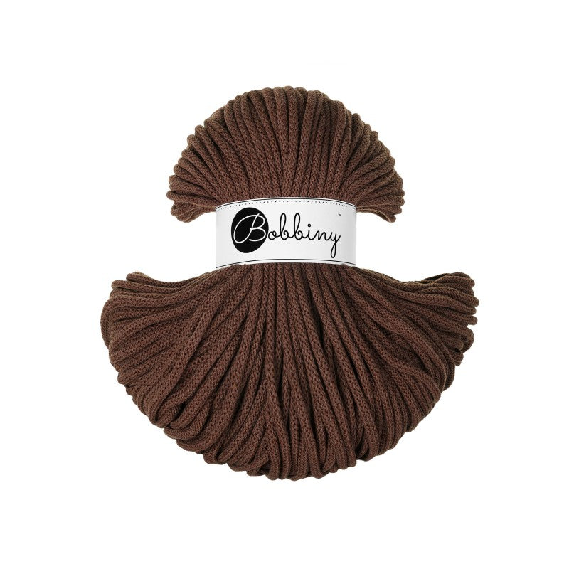 BOBBINY - COTON TRESSÉ PREMIUM 5MM (100M) - CHOCOLATE BROWN Edition Limitée AH26