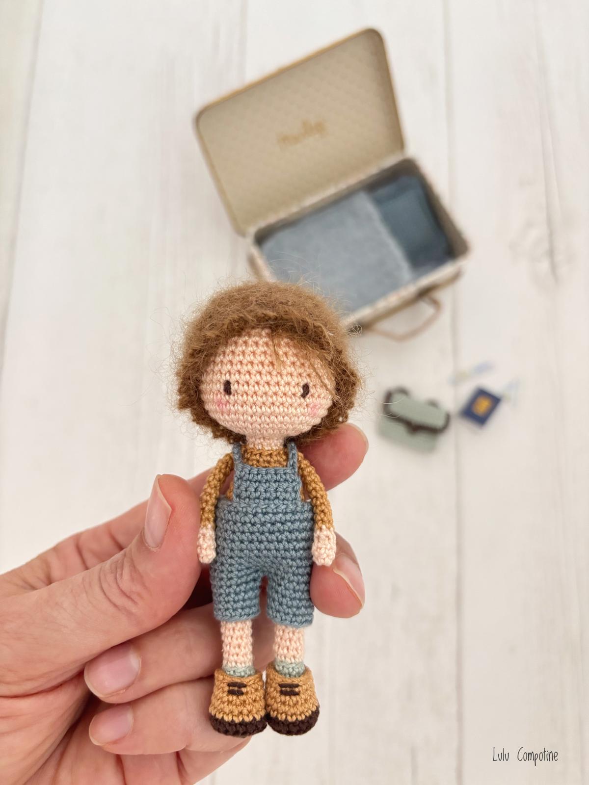 Kit Micro Crochet Lulu Compotine : La Rentrée de Mini Marcelin Edition Limitée