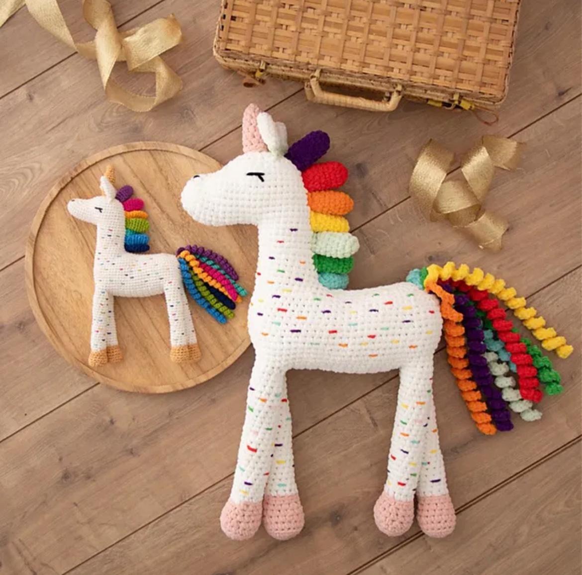 Kit Crochet Scheepjes Francais : Amigurumi Licorne SPARKLE THE UNICORN