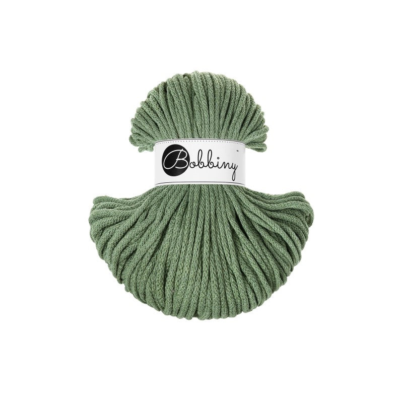 BOBBINY - COTON TRESSÉ CLASSIC 4MM (100M) - EUCALYPTUS