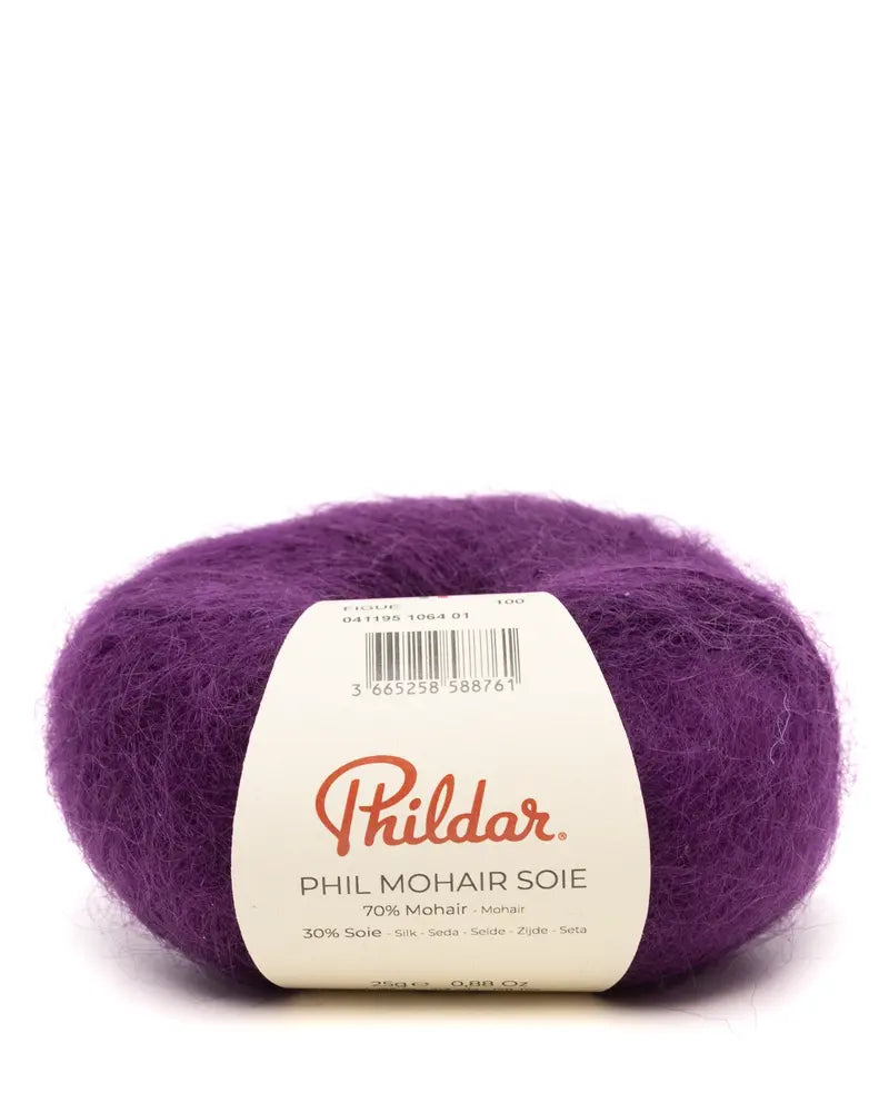 PHILDAR - PHIL MOHAIR SOIE - FIGUE