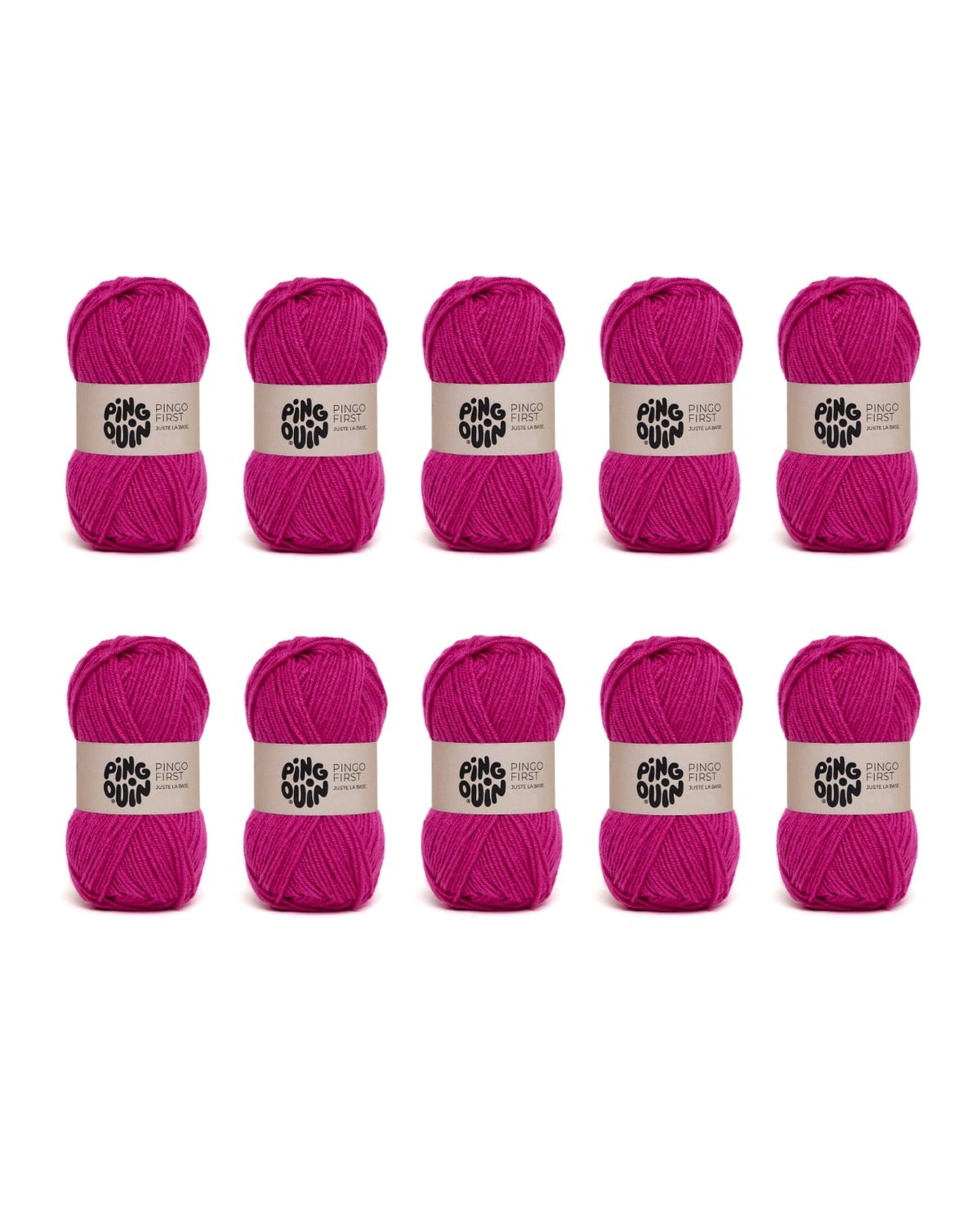 PINGOUIN - LOT DE 10 PINGO FIRST - FUCHSIA
