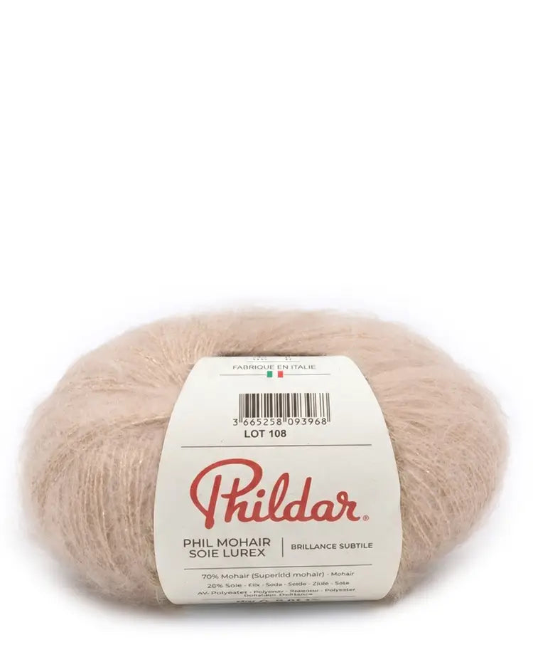 PHILDAR - PHIL MOHAIR SOIE LUREX - GAZELLE