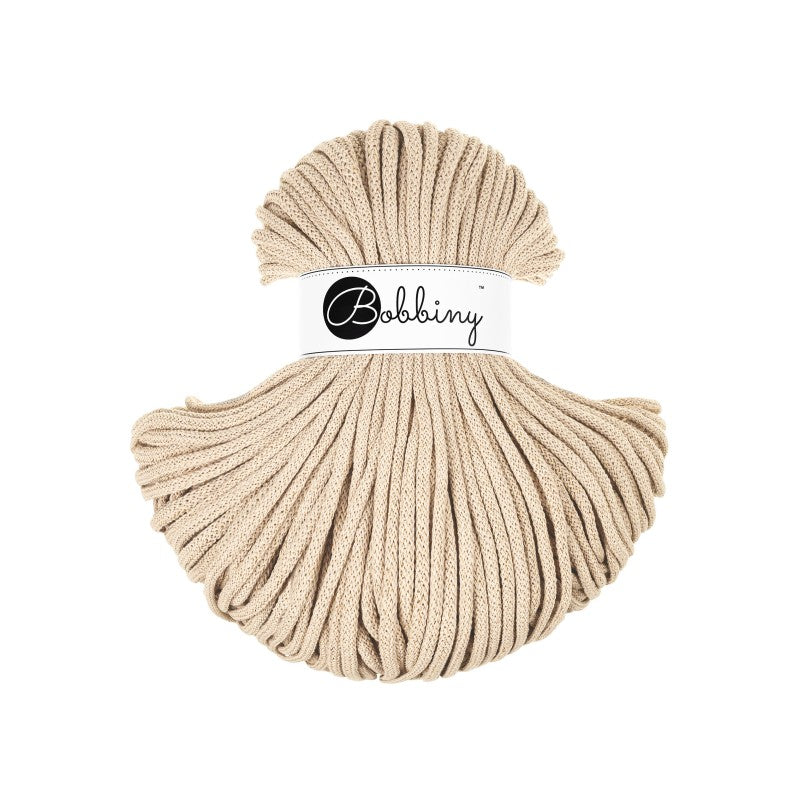 BOBBINY - COTON TRESSÉ PREMIUM 5MM (EDITION LIMITEE) - GOLDEN WARM BEIGE