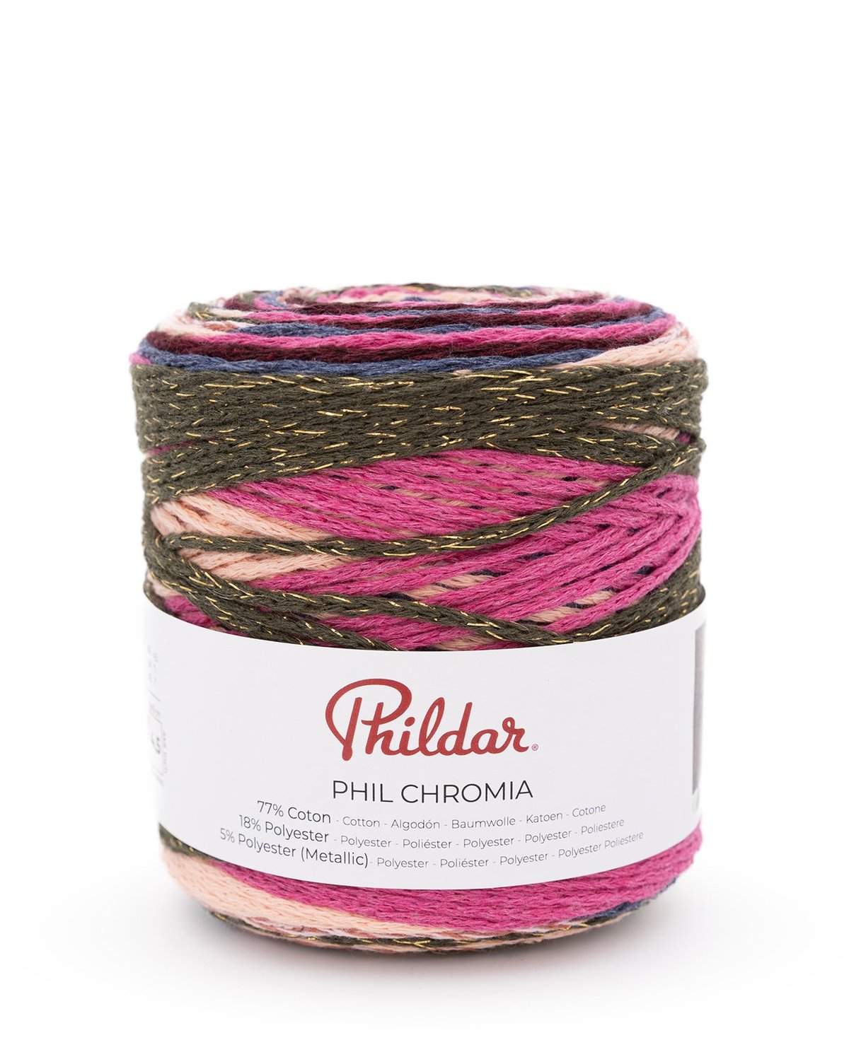 Fil à Tricoter DMC Révélation - Multicolore Léger 150g/520m - Pour Écharpes, Châles - Aiguilles 4