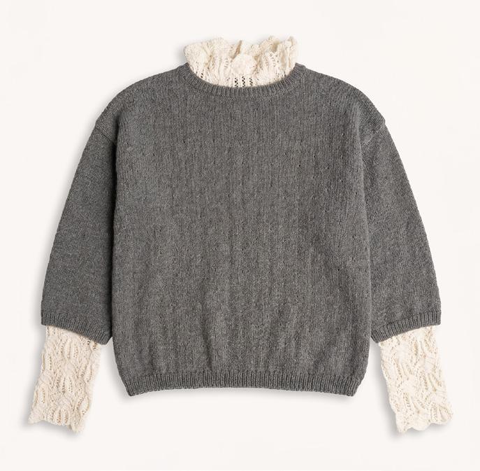 Patron PDF Tricot Phildar : Modèle Pull QUITTERIE en phil mérinos 3.5 origin - Expert