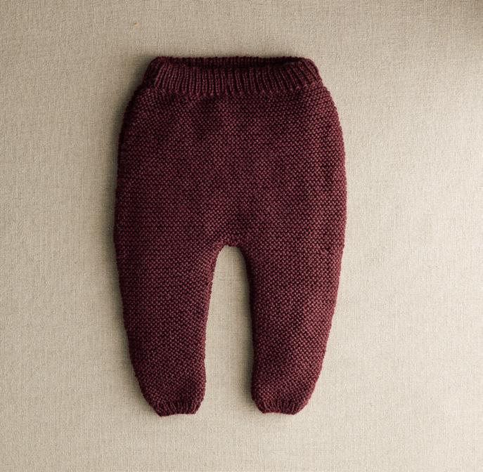 Patron pdf tricot Phildar : Modèle Layette Bébé Le legging NICKITA en Phil Caresse - Facile