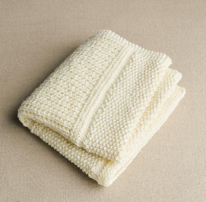 Patron pdf tricot Phildar : Modèle Layette Bébé La couverture VALMIRE Phil Irlandais - Intermédiaire