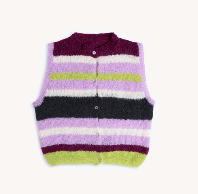Patron PDF Tricot Phildar : Modèle Gilet ROBIN en phil Chic - Intermédiare