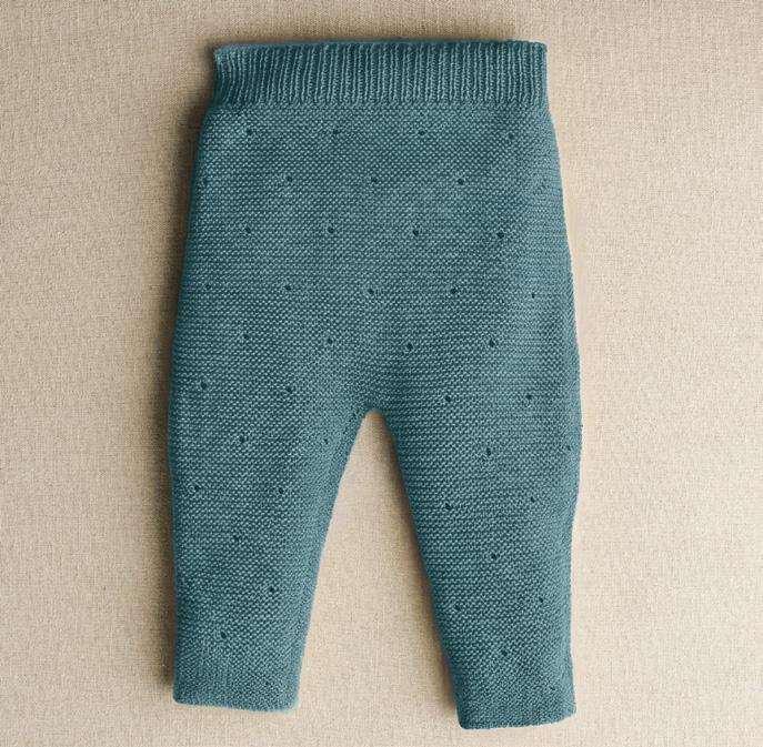 Patron pdf tricot Phildar : Modèle Layette Bébé Le pantalon EDGAR en Phil Cachemire Coton Intermédiaire