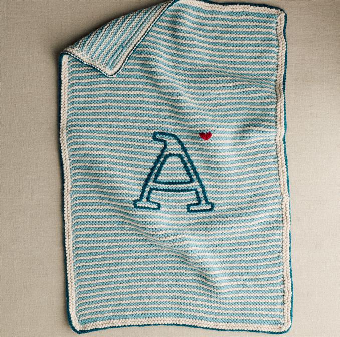 Patron pdf tricot Phildar : Modèle Layette Bébé La couverture ULLA phil Imaginaire - Intermédiaire