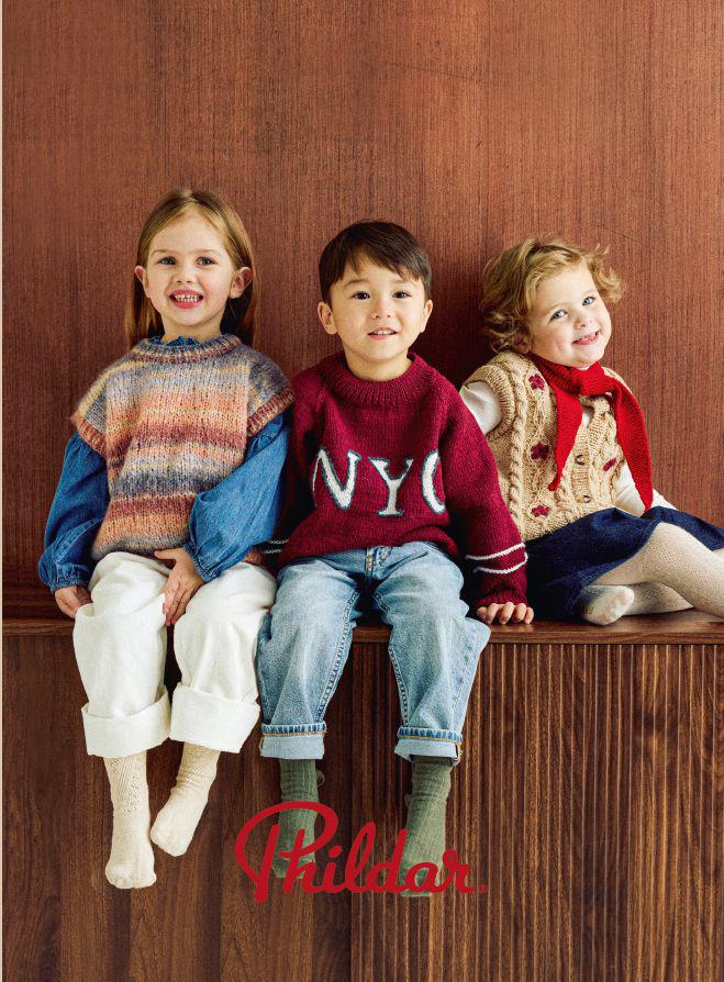 PHILDAR : CATALOGUE PDF TRICOT ENFANT N°278 - 23 MODELES AH 2026