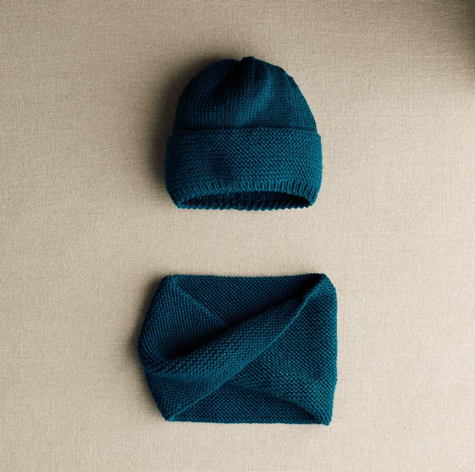 Patron pdf tricot Phildar : Modèle Layette Bébé Le Bonnet Snood ULYS en Phil Mérinos 3.5 Facile