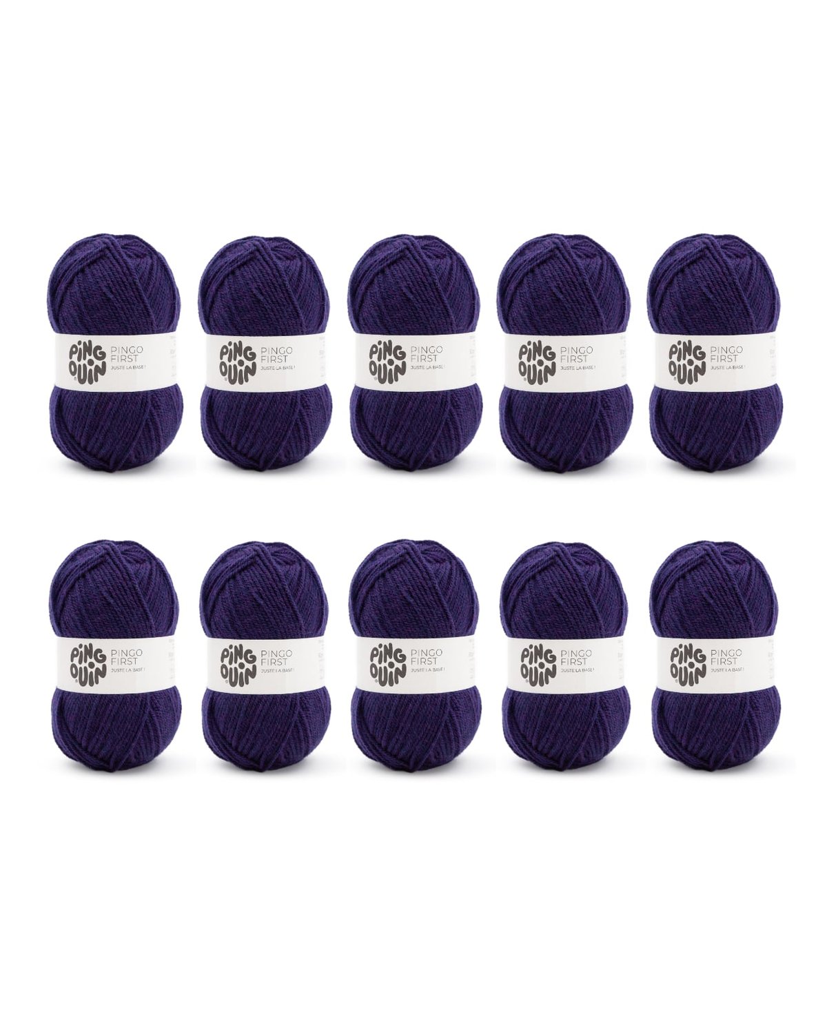PINGOUIN - LOT DE 10 PINGO FIRST - INDIGO VIOLET