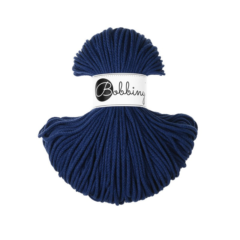 BOBBINY - COTON TRESSÉ JUNIOR 3MM - INK BKUE