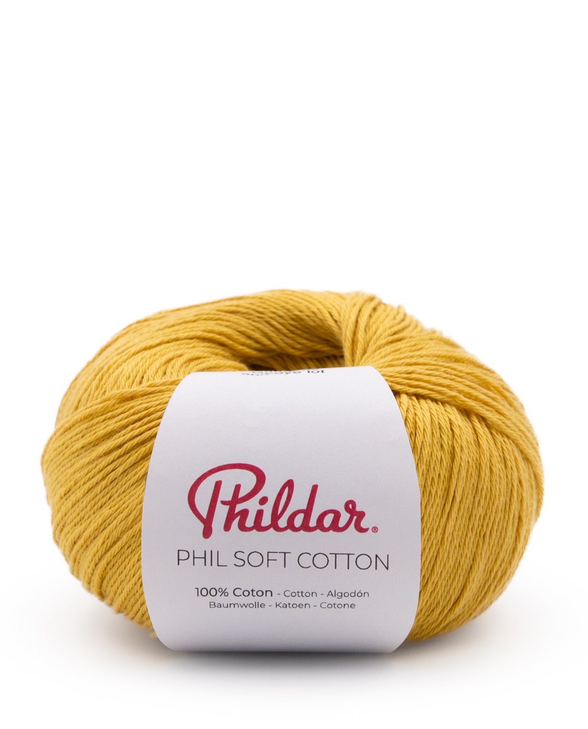PHILDAR - PHIL SOFT COTTON : Jaune d'Or
