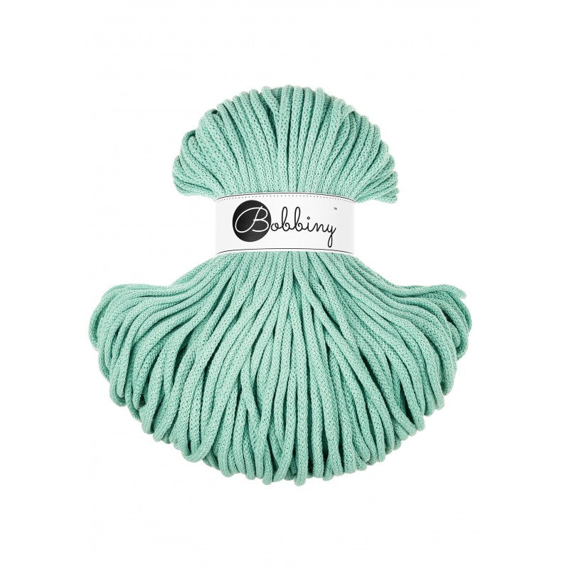 BOBBINY - COTON TRESSÉ PREMIUM 5MM (100M) - Jelly Mint (Edition Limitée)