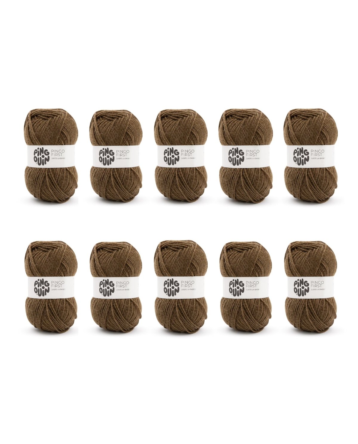 PINGOUIN - LOT DE 10 PINGO FIRST - KAKI CLAIR
