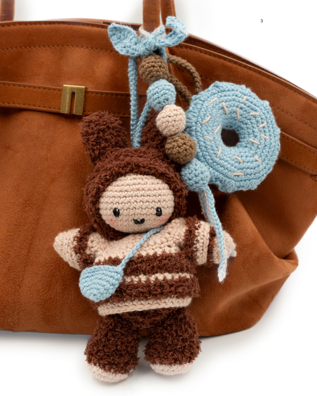 KIT CROCHET PHILDAR : Modèle Accessoire Charms Lapiboo Bleu