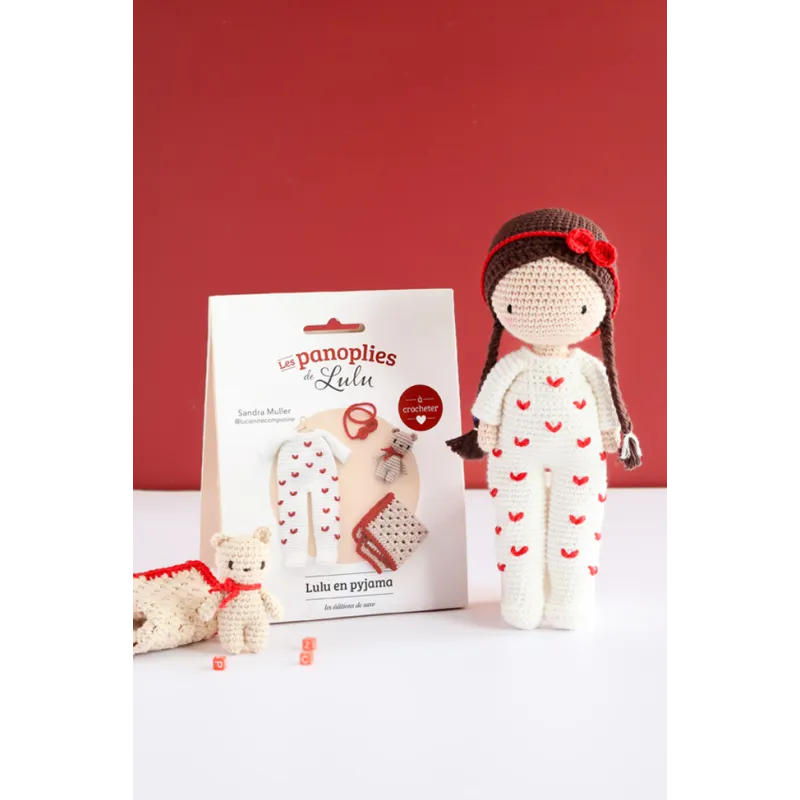 Les Editons de Saxe : Les panoplies de Lulu à crocheter - Lulu en Pyjama