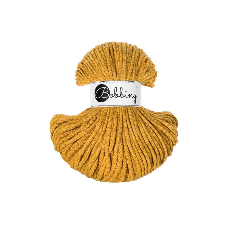 BOBBINY - COTON TRESSÉ CLASSIC 4MM (100M) - MUSTARD